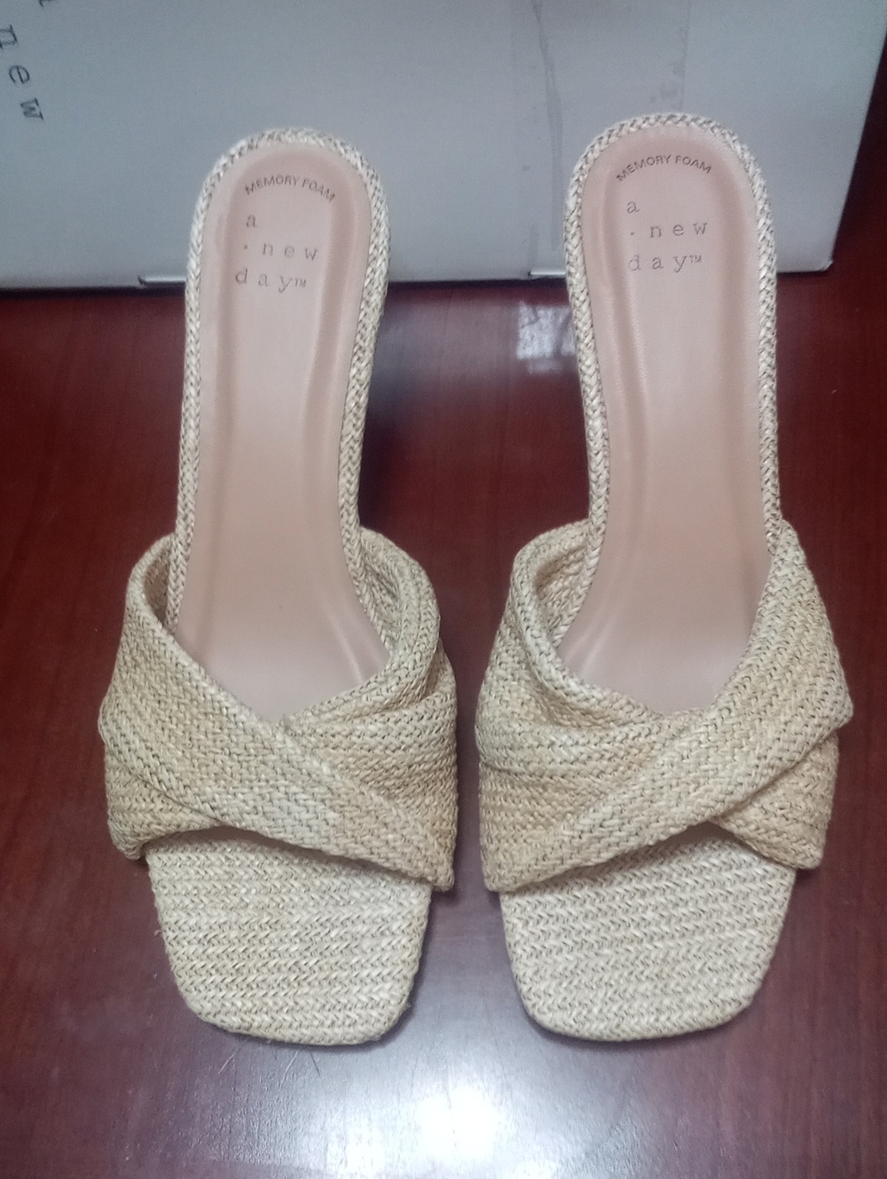A New Day Amal Heels 7 1/2 New In Box $45